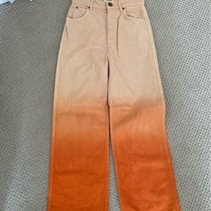 Sandro ombré wide legged jeans. Size S or 36 in French sizing.